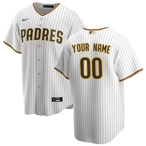 San Diego Padres Nike Home Replica Custom Jersey 